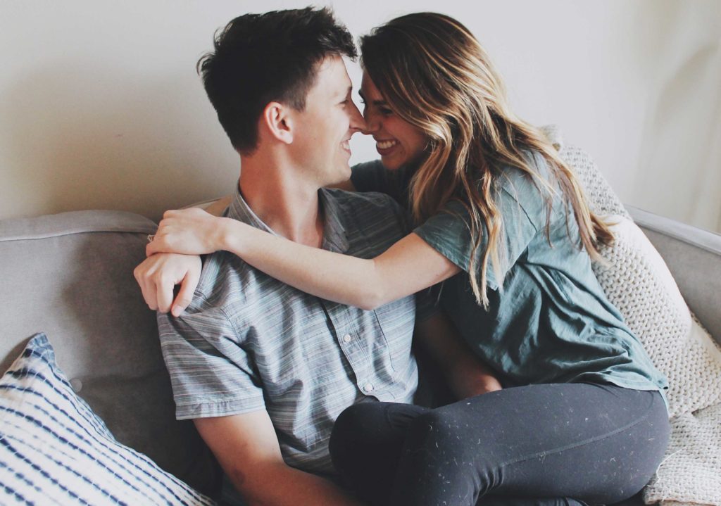 Pareja feliz