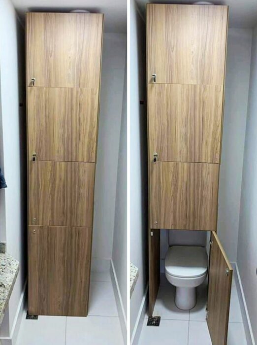 baño oculto; 13 reformas que decepcionaron incluso a sus creadores