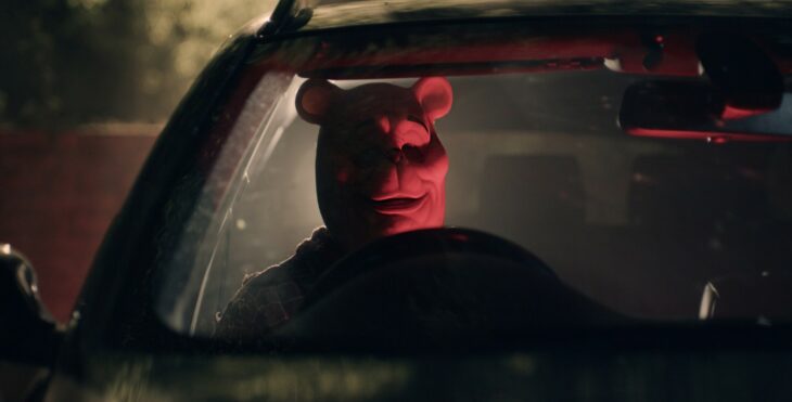 Escena de Winnie the Pooh en su película de terror