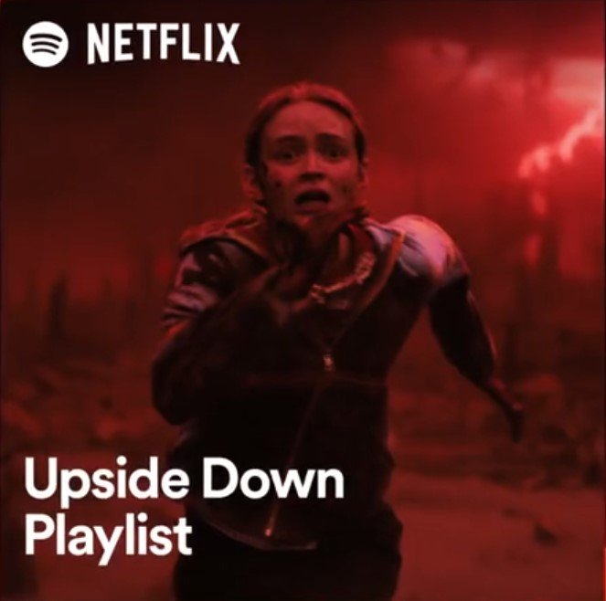 Portada de la lista de reproducción de Spotify que te dice qué canción te salvará del villano de Stranger Things, Vecna