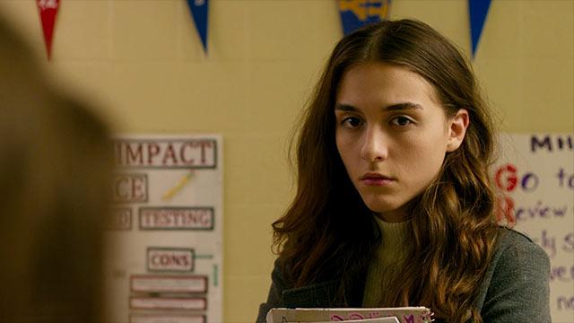 La actriz Quinn Shephard en la película Blame