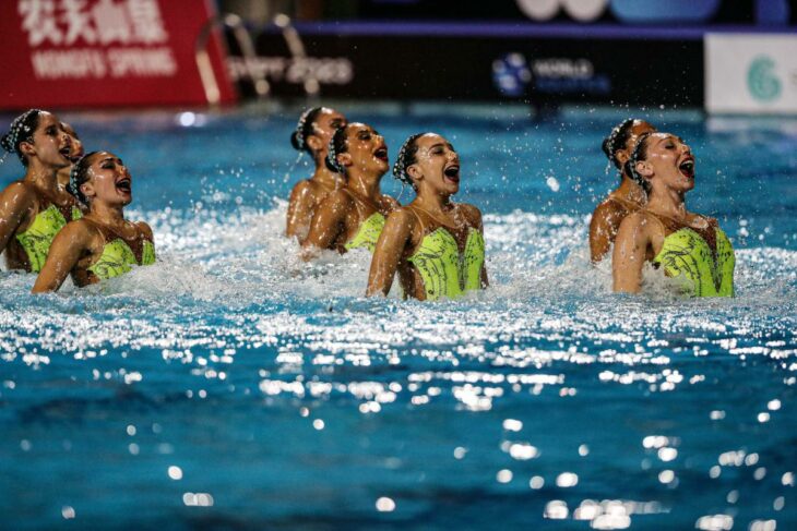 Equipo de nadadoras olímpicas mexicanas
