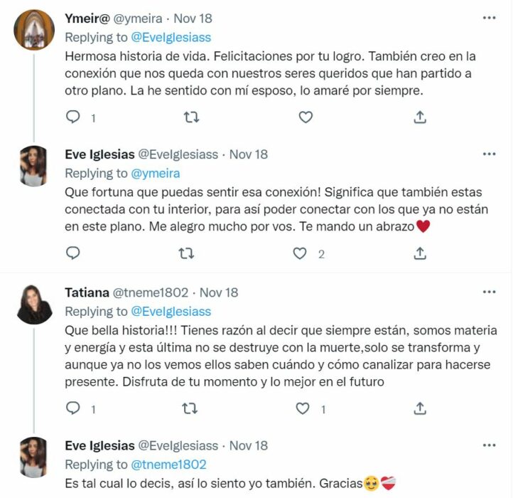 Twitter Eve Iglesias chica encuentra carta de su abuelo fallecido
