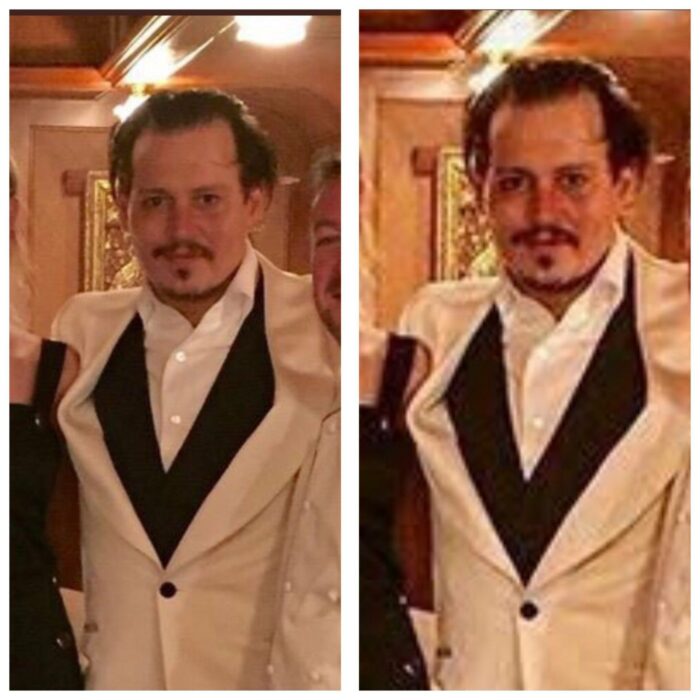 Fotografías alteradas de Johnny Depp tras su juicio con Amber Heard