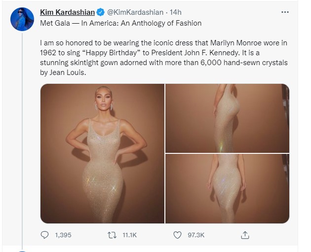 Tuit de Kim Kardashian