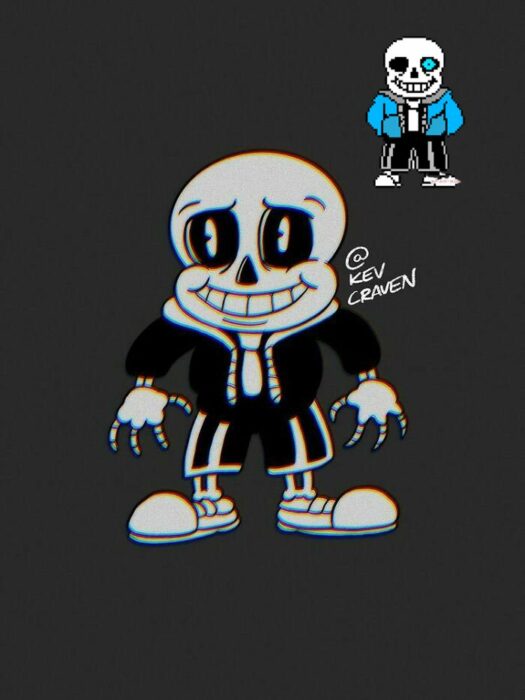 Dibujo al estilo de los 30´s de Sans Undertale
