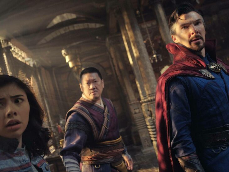 Imagen de Doctor Strange, América Chávez y el mago Wong