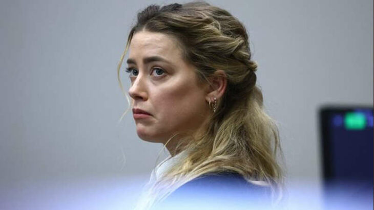 Amber Heard durante el juicio contra Johnny Depp
