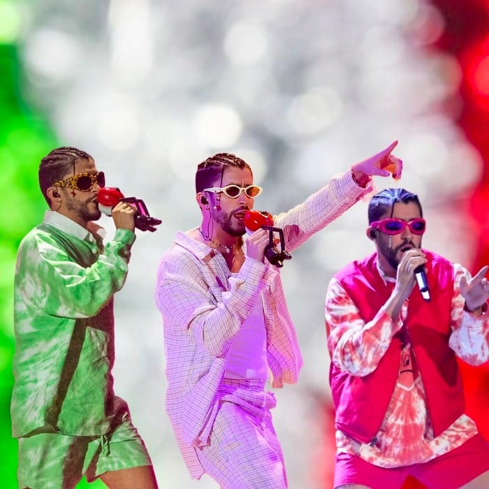 Bad Bunny en concierto por México