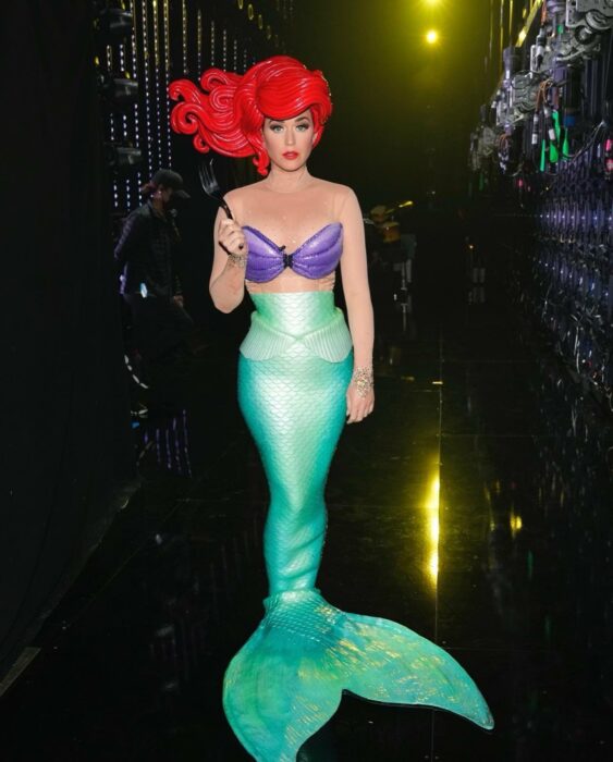 Katy Perry disfrazada de La Sirenita