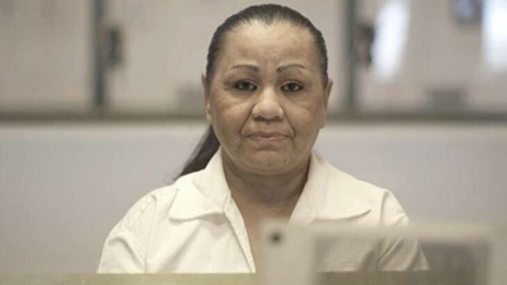 Melissa Lucio durante una audiencia en un juicio