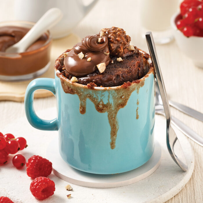 Pastelillo de doble chocolate; 13 Sencillas recetas para hacer 'mug cakes' en microondas