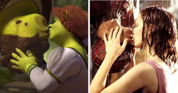 Shrek y Fiona besándose ;13 Momentos que fueron magia pura en 'Shrek' y no lo notaste 