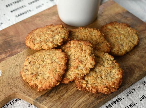 Galletas de avena con plátano; snacks para no romper la dieta