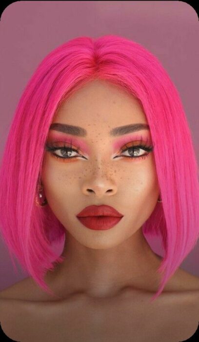 cabello rosa; Ideas para un cabello neón