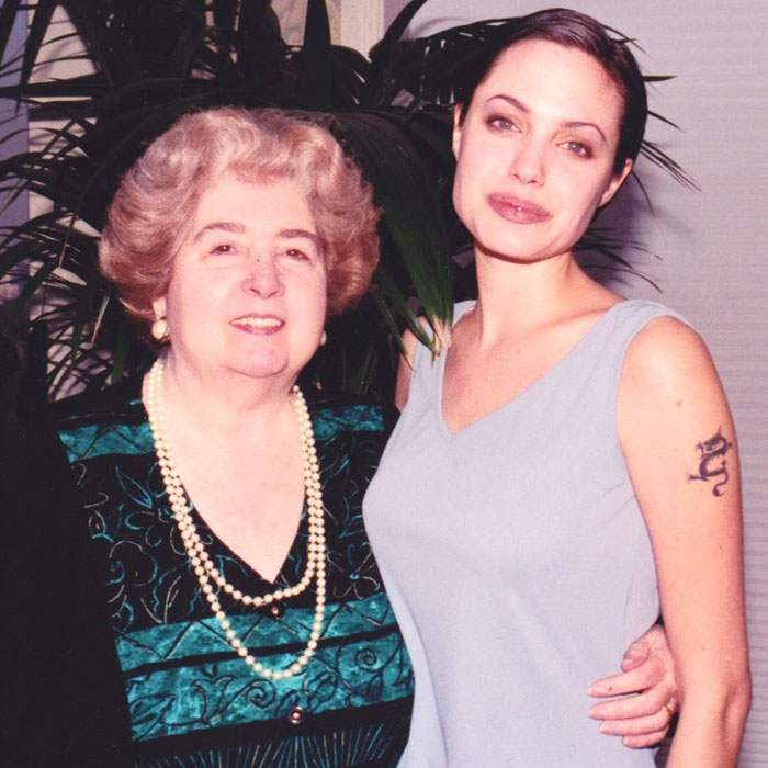 Maria Snoeys-Lagler y Angelina Jolie