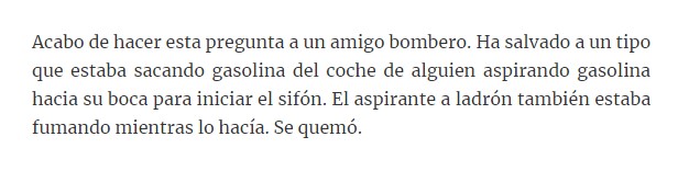 Anécdotas que han vivido los bomberos