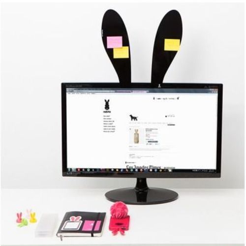 Orejas de conejo para poner en la pantalla de la computadora