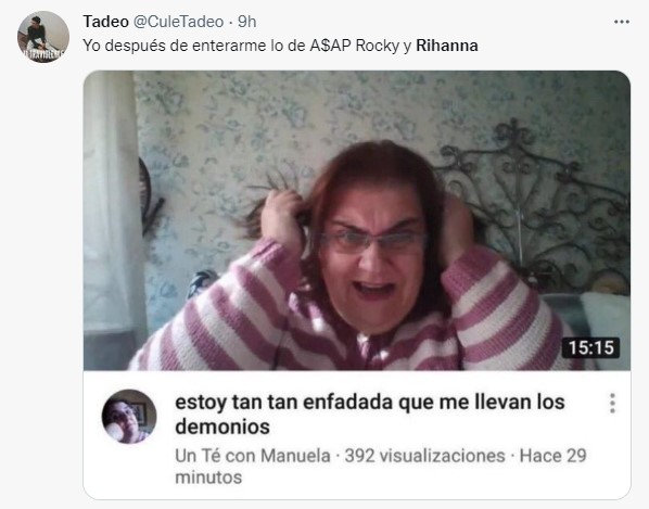 Memes traición de A$AP Rocky a rihanna por infidelidad