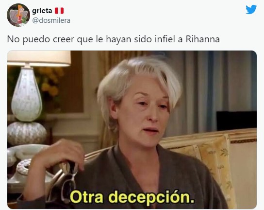 Memes traición de A$AP Rocky a rihanna por infidelidad