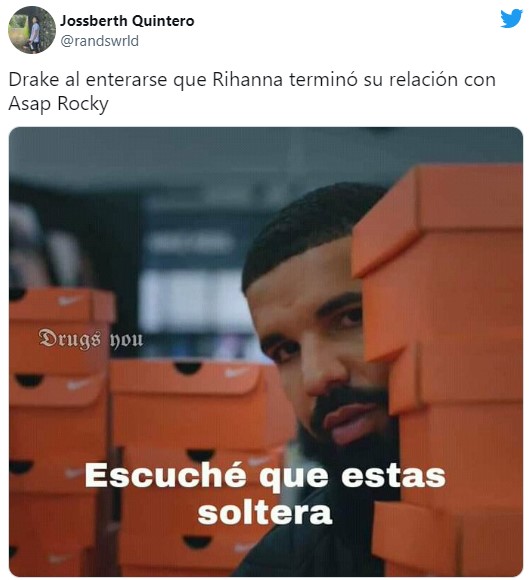 Memes traición de A$AP Rocky a rihanna por infidelidad