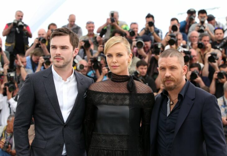 Nicholas Hoult, Charlize Theron y Tom Hardy