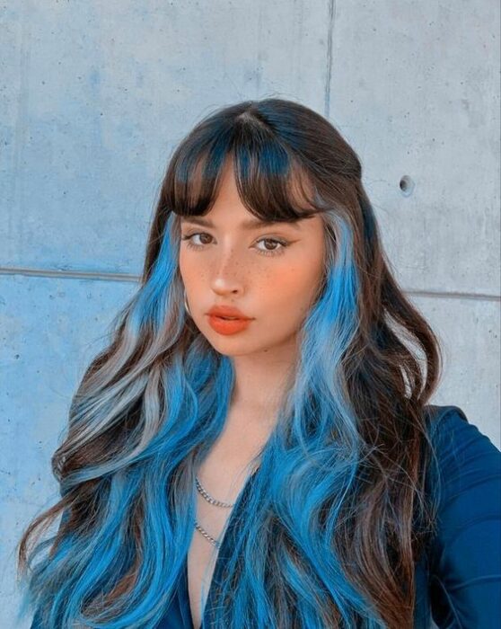 cabello azul; Ideas para un cabello neón