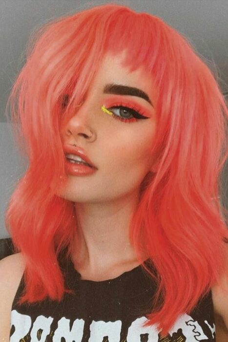 cabello rosa intenso; Ideas para un cabello neón