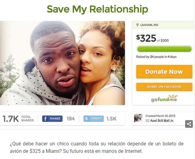 Peticiones de GoFoundMe que solo dan risa 