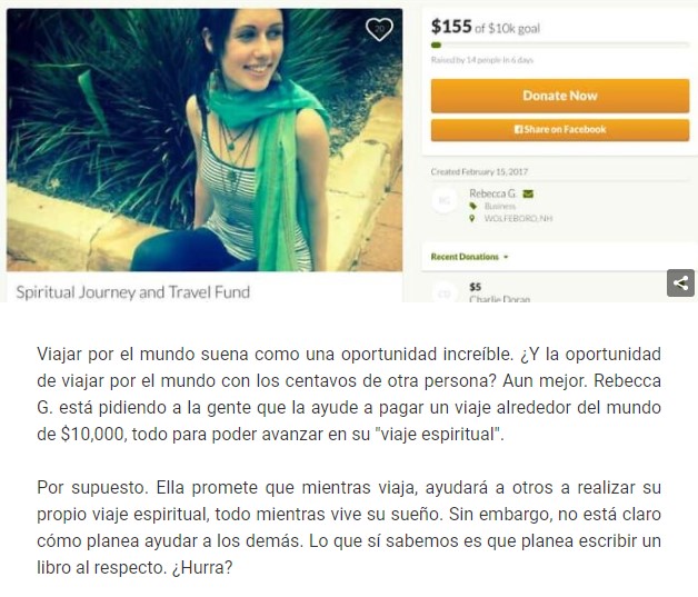 Peticiones de GoFoundMe que solo dan risa 