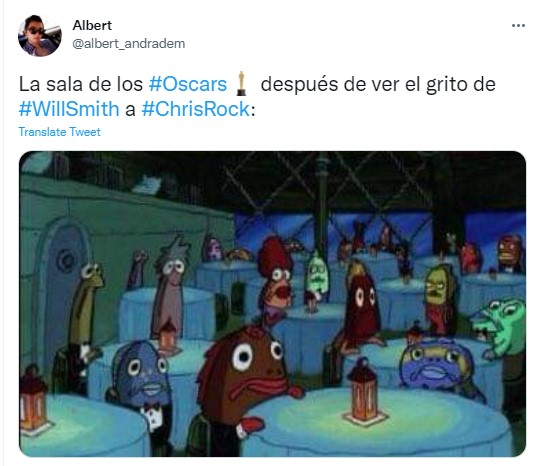Meme del momento entre Will Smith y Chris Rock