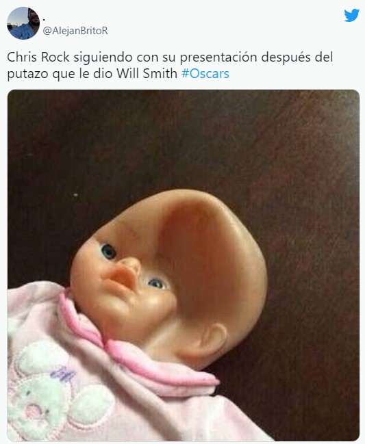 Meme del momento entre Will Smith y Chris Rock