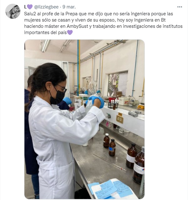 Conversación en twitter de mujeres que un día fueron rechazadas 