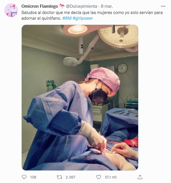 Conversación en twitter de mujeres que un día fueron rechazadas 
