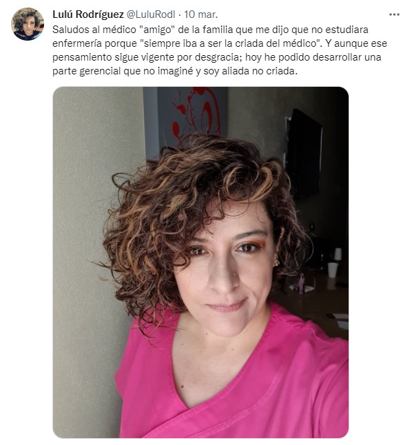 Conversación en twitter de mujeres que un día fueron rechazadas 