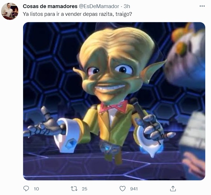 meme de un personaje invitando a vender depas 