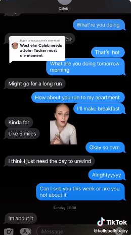 Chica comentando en Tiktok como un hombre la enamoró y desapreció
