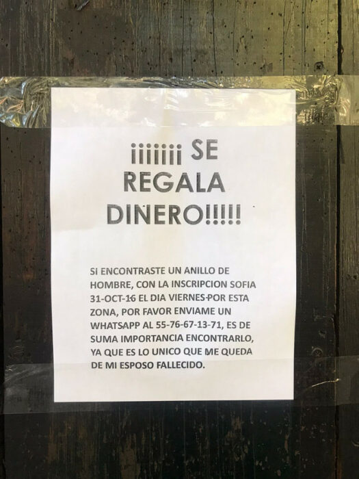 Cartel de recompensa