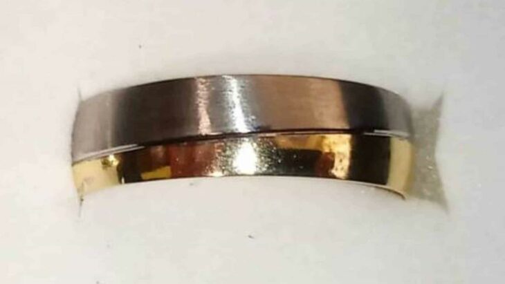 Anillo de bodas de Bianca y Alcione