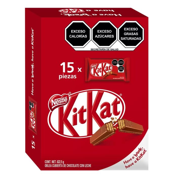 Caja con chocolates de KitKat