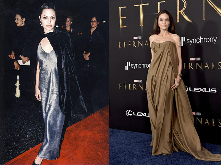 Evolución de estilo de Angelina Jolie