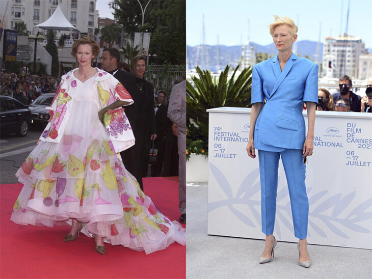Evolución de estilo de Tilda Swinton