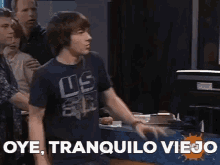gif de Drake Bell diciendo oye tranquilo viejo 