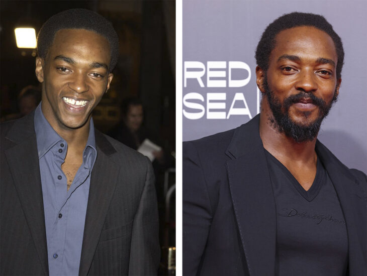 Anthony Mackie fotos de su antes vs después