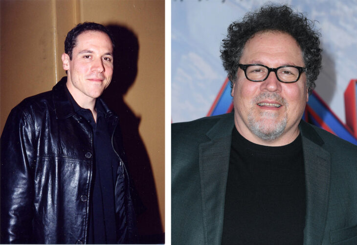 imagen comparativa de Jon Favreau al principio de su carrera vs ahora