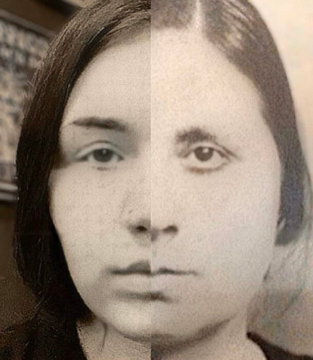 Comparación de hijos con sus padres en las que parecen gemelos