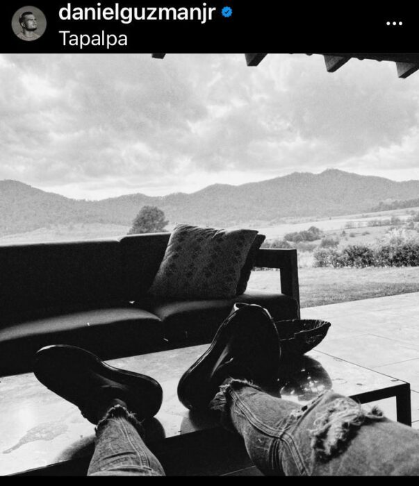 captura de pantalla de una historia en Instagram de Daniel Guzman Jr.
