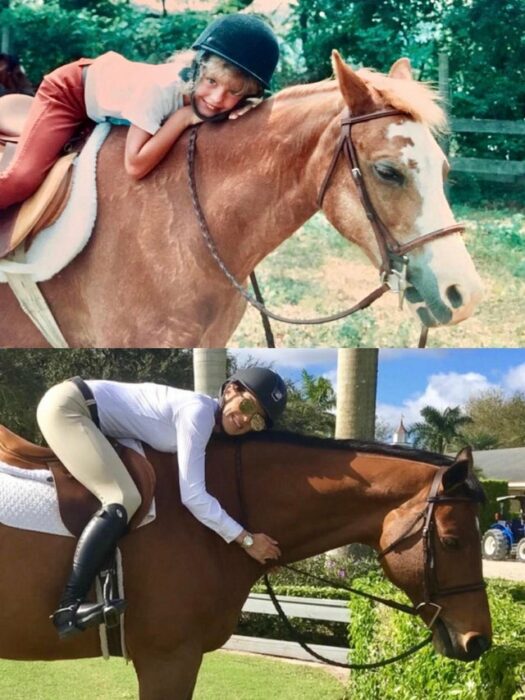 Personas a caballo; Personas en internet recrean fotos antiguas y el resultado es pura dulzura