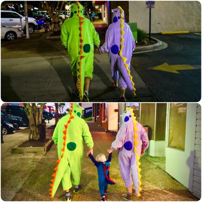 Niños con pijama; Personas en internet recrean fotos antiguas y el resultado es pura dulzura
