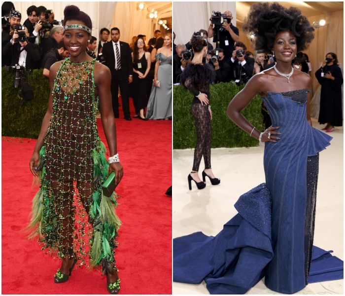 Lupita Nyong'o en 2014 Vs. 2021